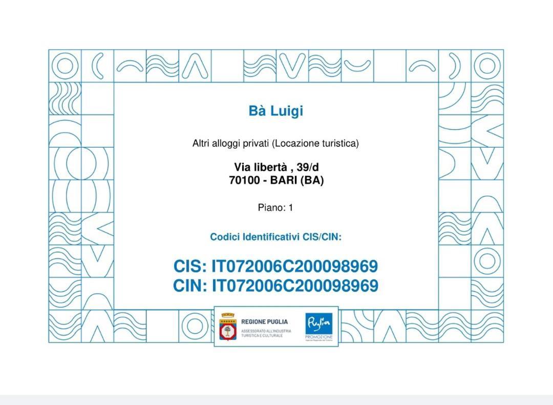 巴里Ba Luigi公寓 外观 照片